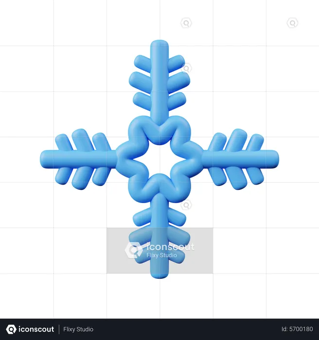 Snowflakes  3D Icon