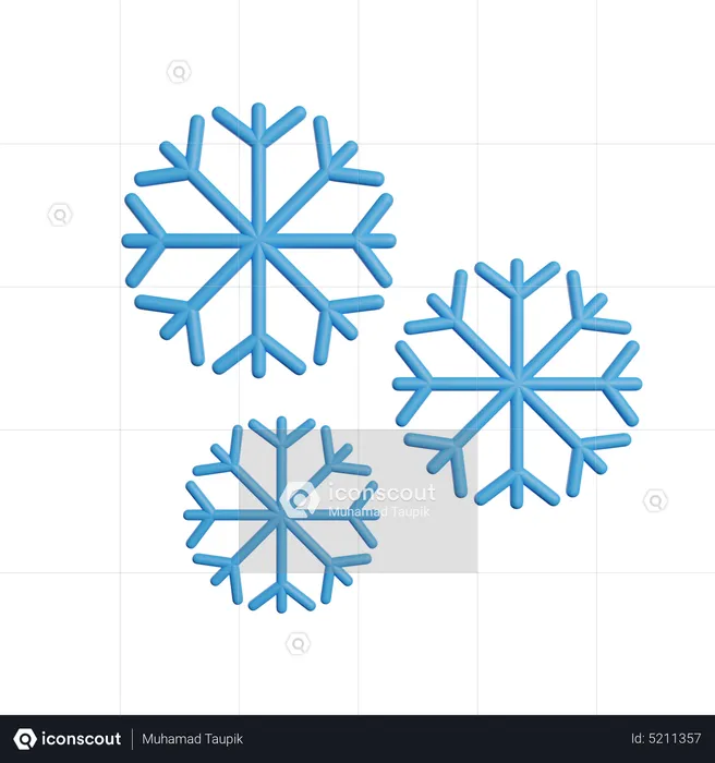 Snowflakes  3D Icon