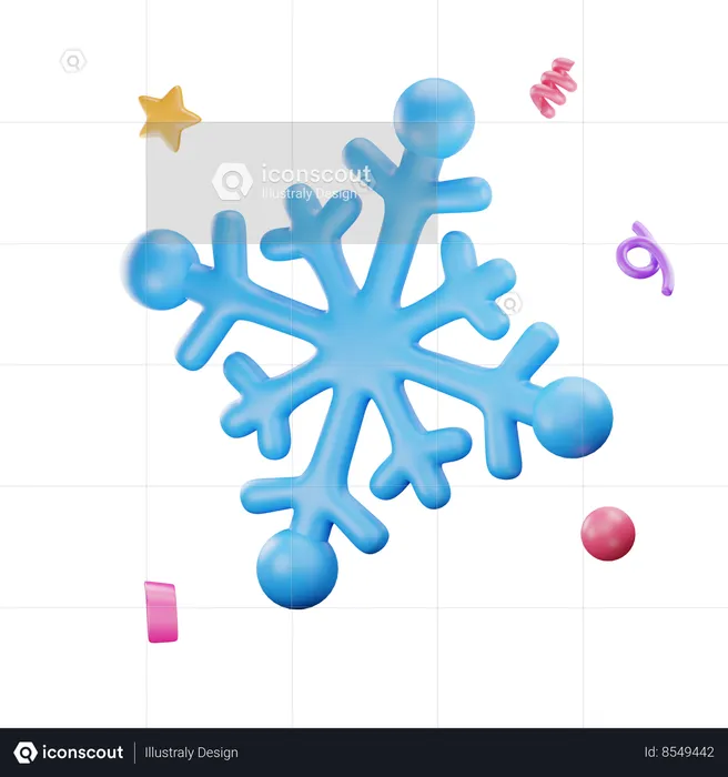 Snowflakes  3D Icon