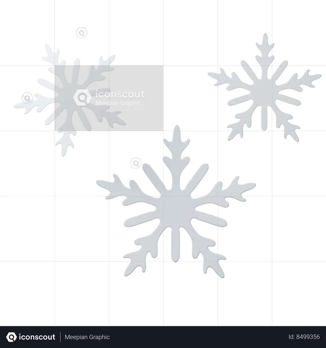 Snowflakes  3D Icon