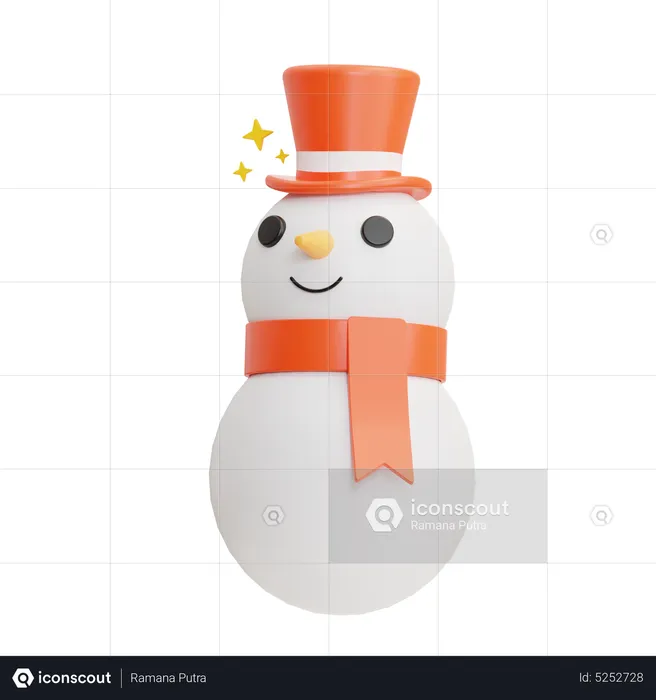 Snowman  3D Icon