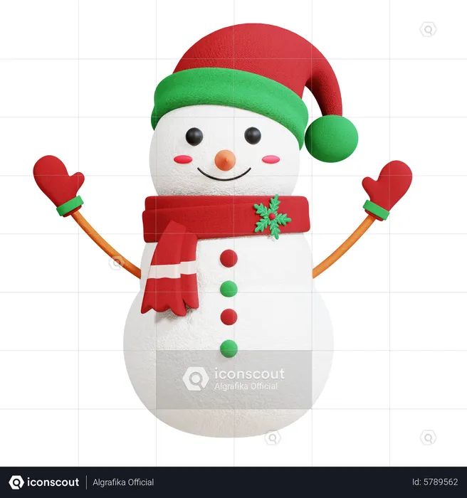 Snowman  3D Icon