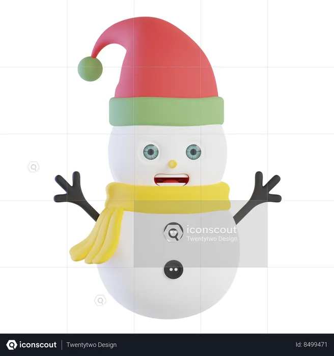 Snowman  3D Icon