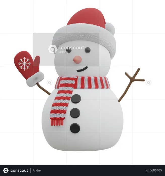 Snowman  3D Icon