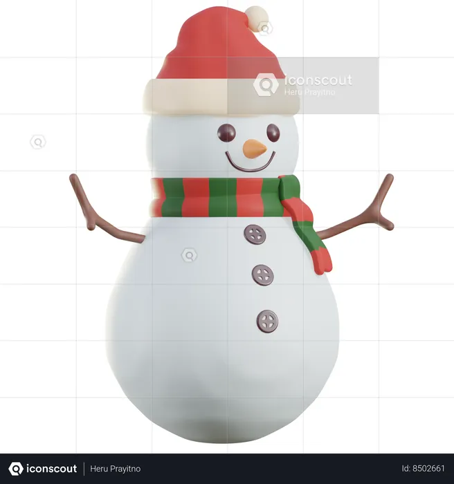 Snowman  3D Icon