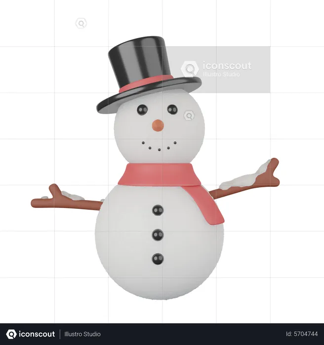 Snowman  3D Icon