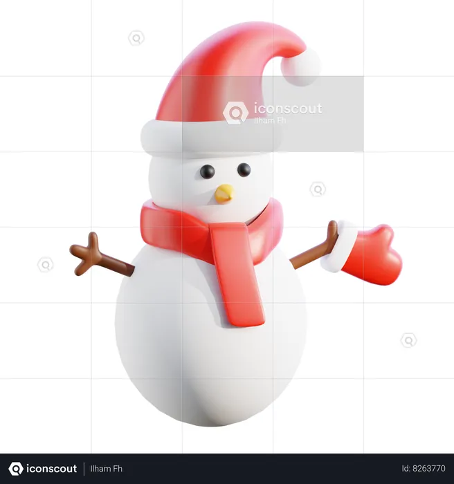 Snowman  3D Icon