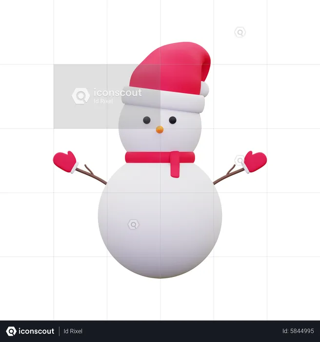 Snowman  3D Icon