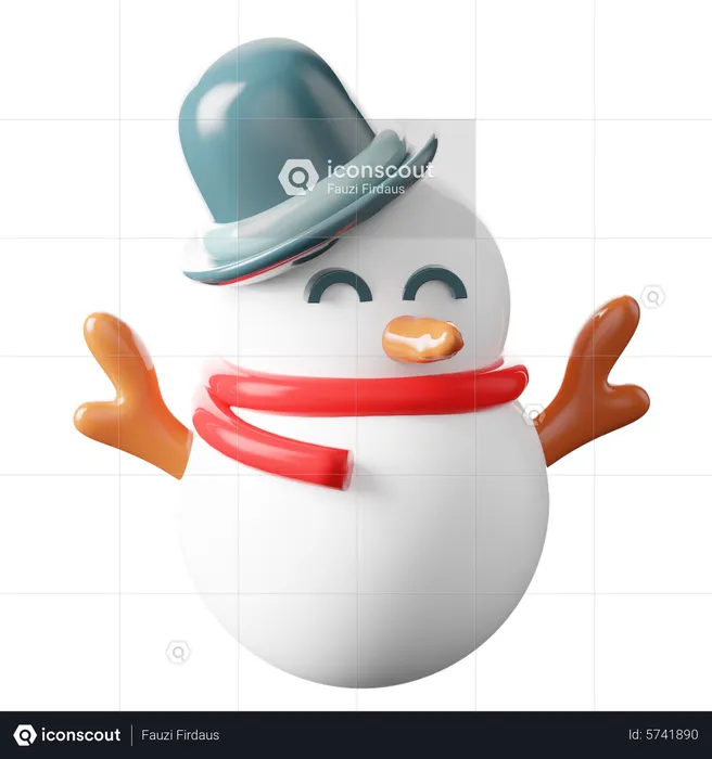 Snowman  3D Icon