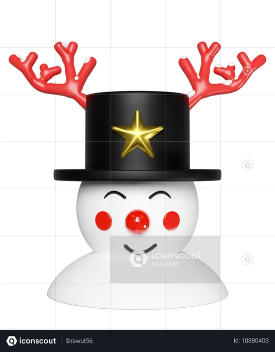 Snowman  3D Icon