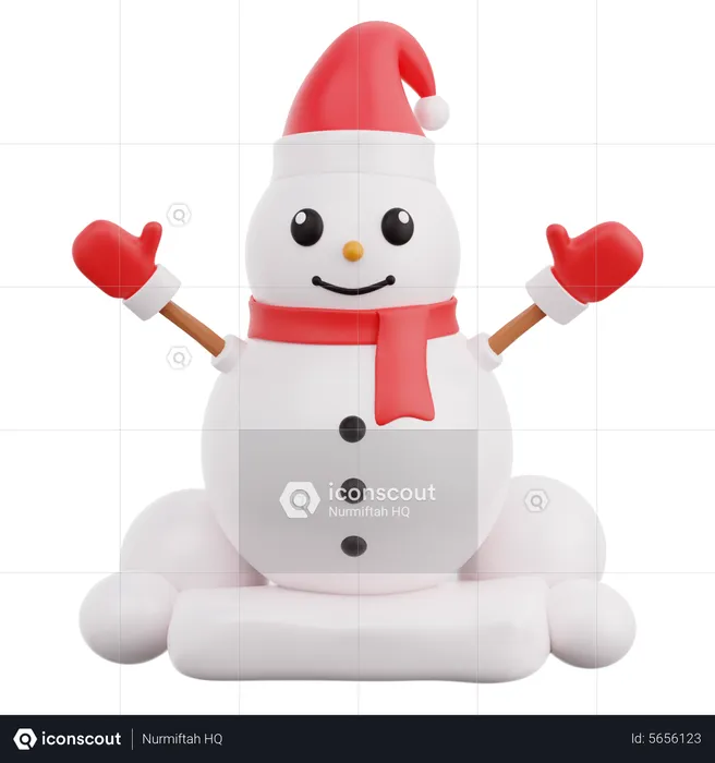 Snowman  3D Icon