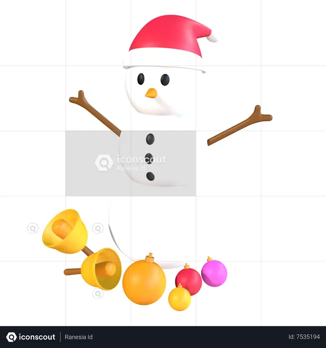 Snowman  3D Icon