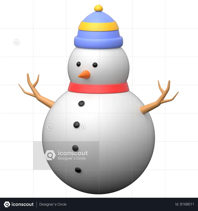 Snowman  3D Icon