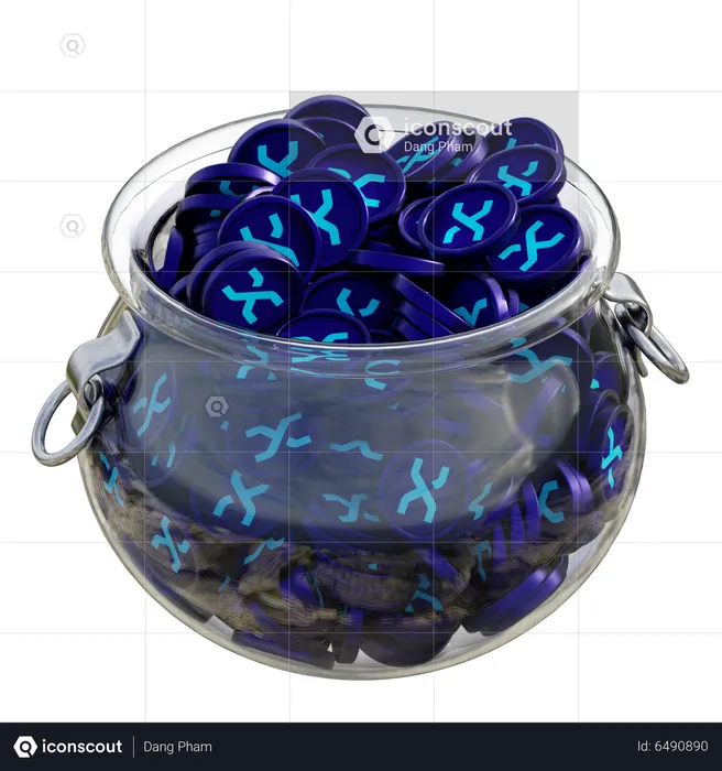 Snx Clear Glass Pot  3D Icon