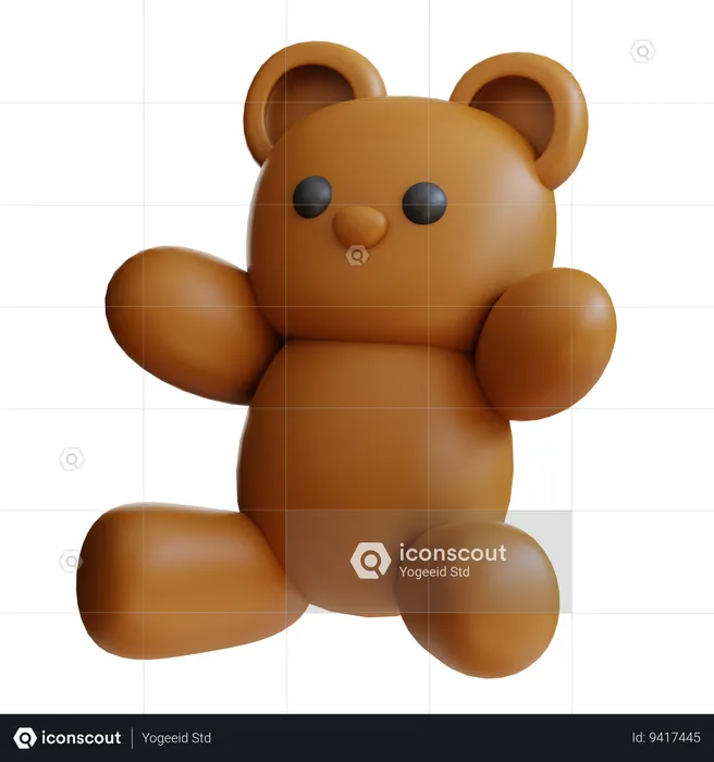 Ou seja, urso  3D Icon