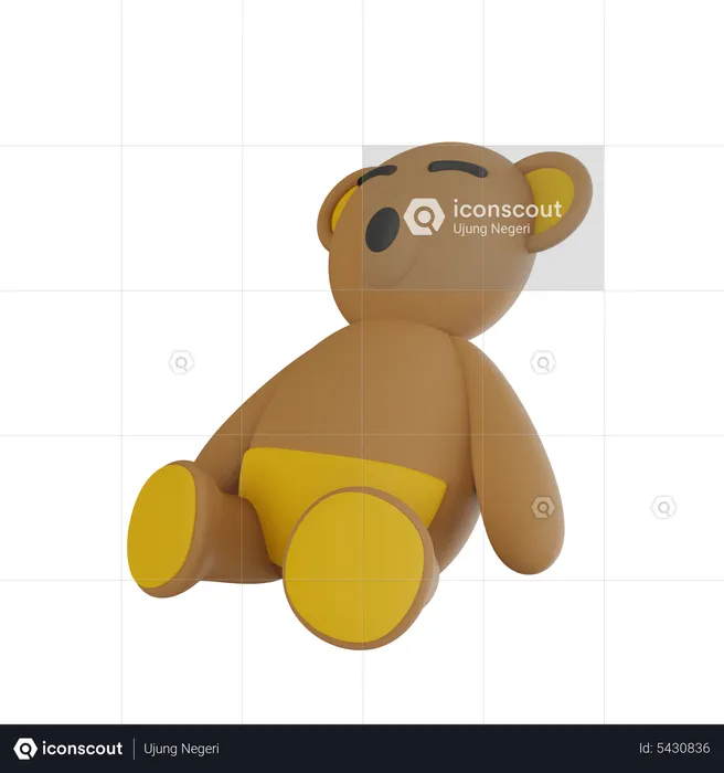 Ou seja, urso  3D Icon