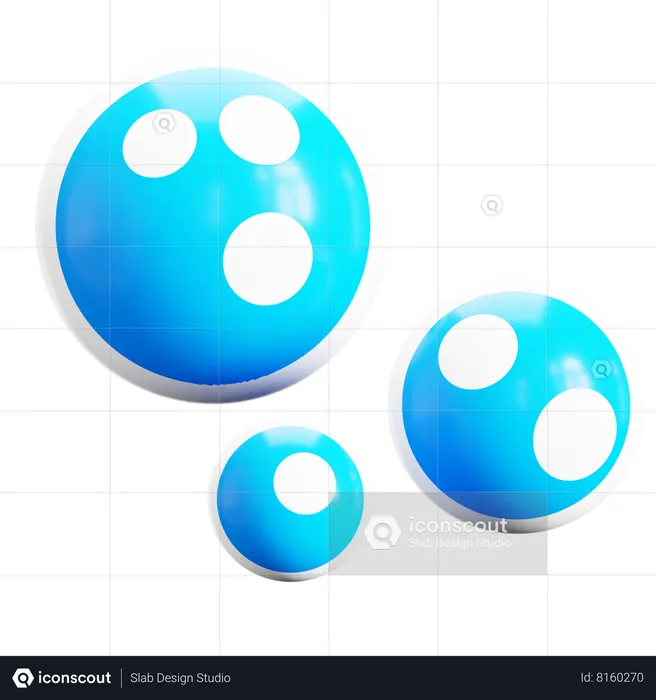 Soap Bubble  3D Icon
