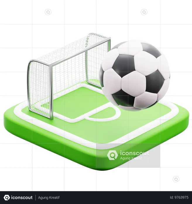 Soccer  3D Icon