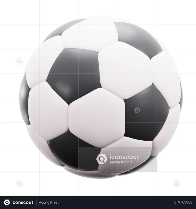 Soccer Ball  3D Icon