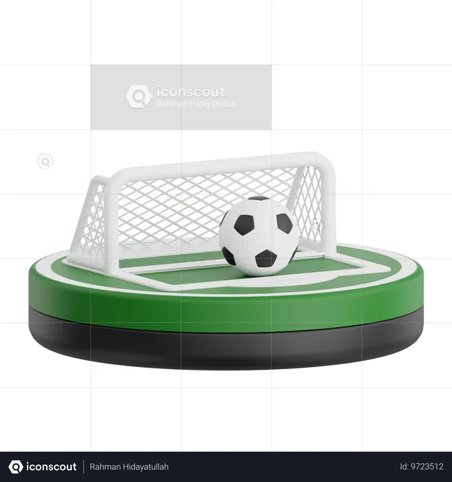 Soccer Field  3D Icon