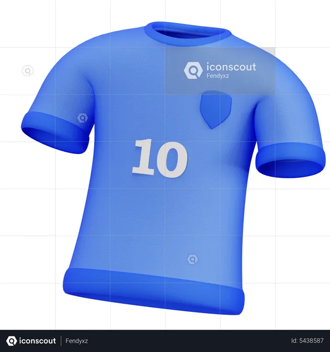 Soccer Jersey  3D Icon