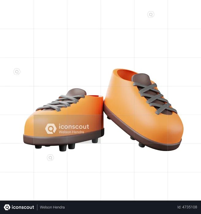 Soccer Shoes  3D Illustration