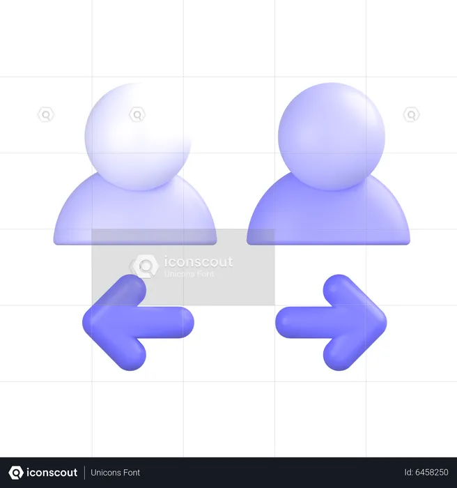 Social Distance  3D Icon