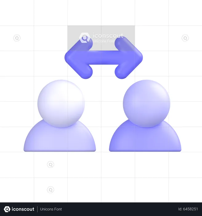 Social Distance  3D Icon