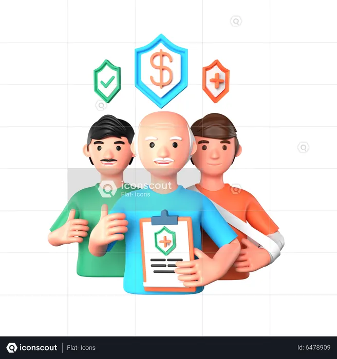 Social Insurance  3D Icon