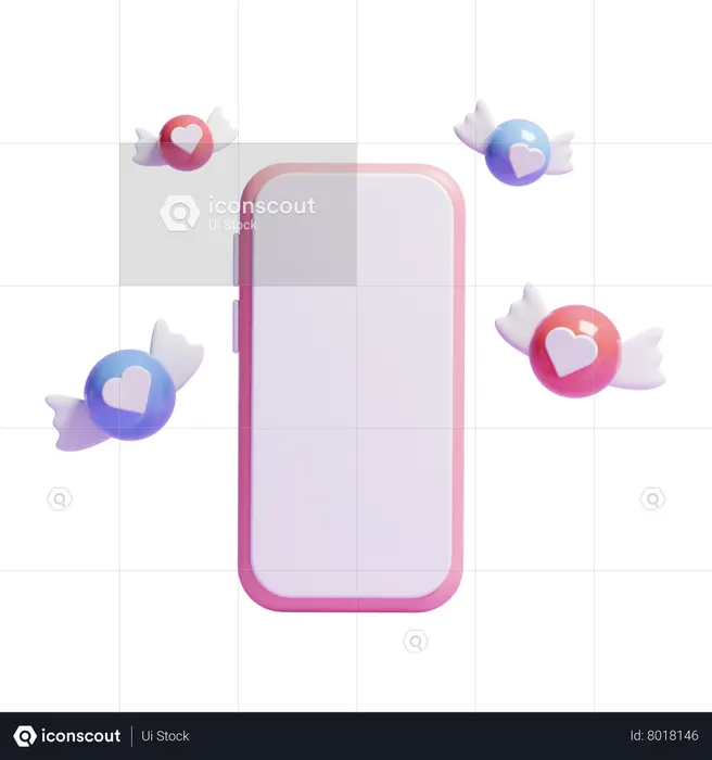 Social Media Like  3D Icon