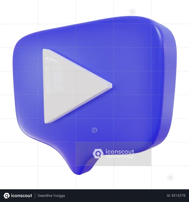 Media Chat  3D Icon
