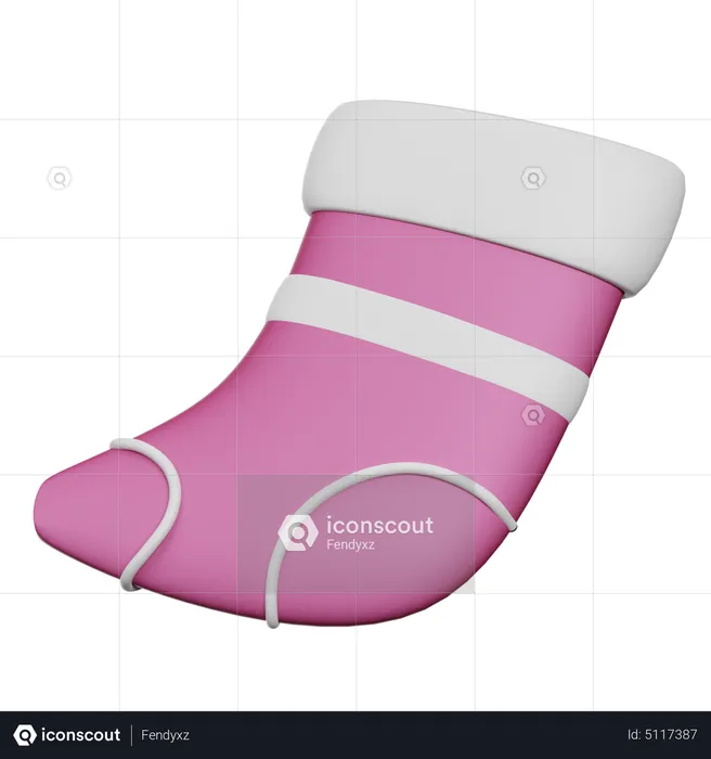 Sock  3D Icon