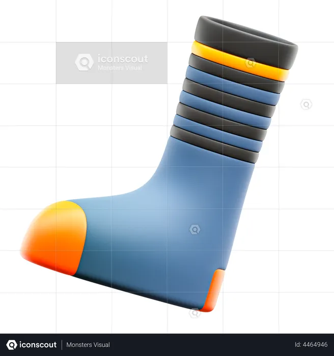 Sock  3D Illustration