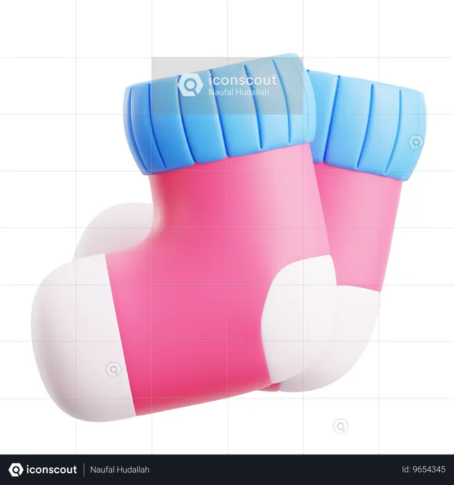 Socken  3D Icon