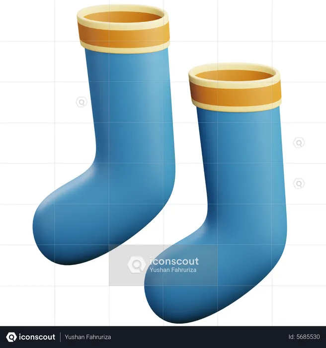 Socken  3D Icon