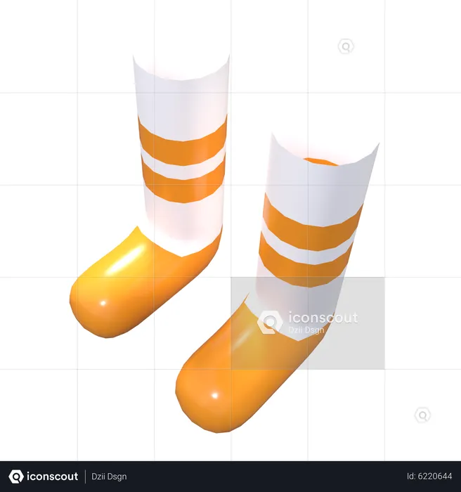 Socken  3D Icon