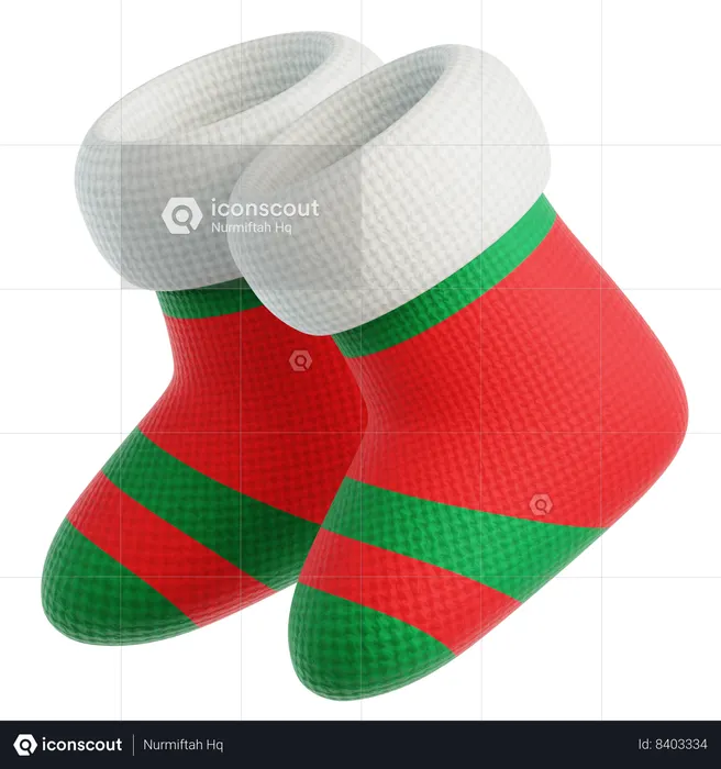 Socks  3D Icon