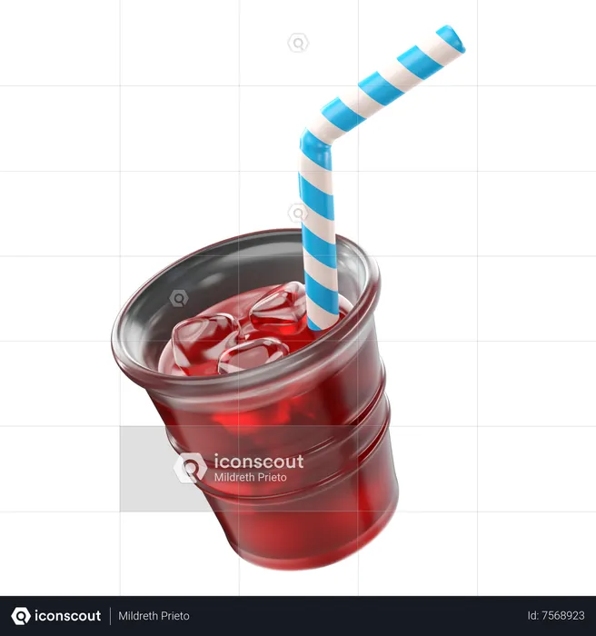 Un soda  3D Icon