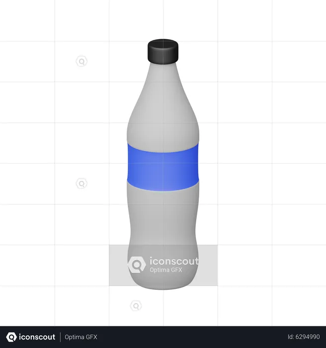 Soda Bottle  3D Icon