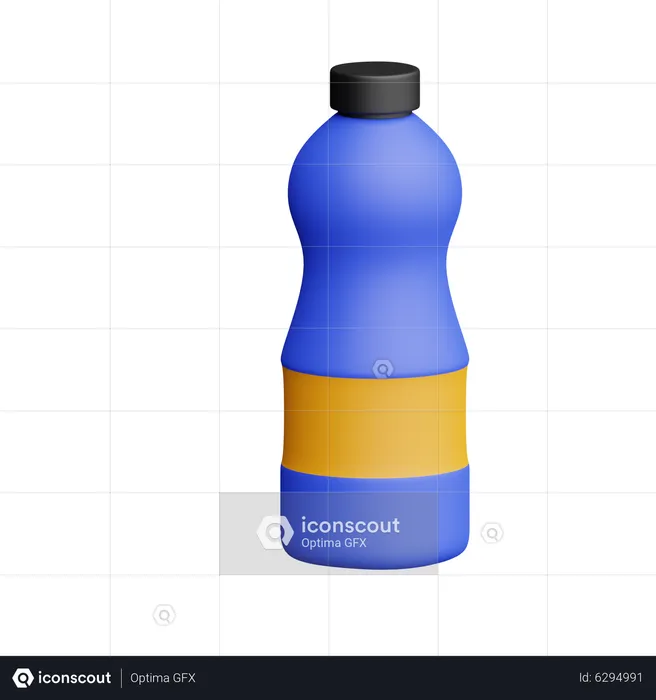 Soda Bottle  3D Icon