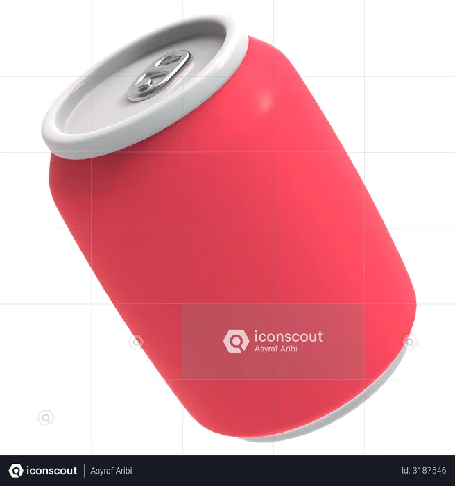 Soda Can  3D Illustration