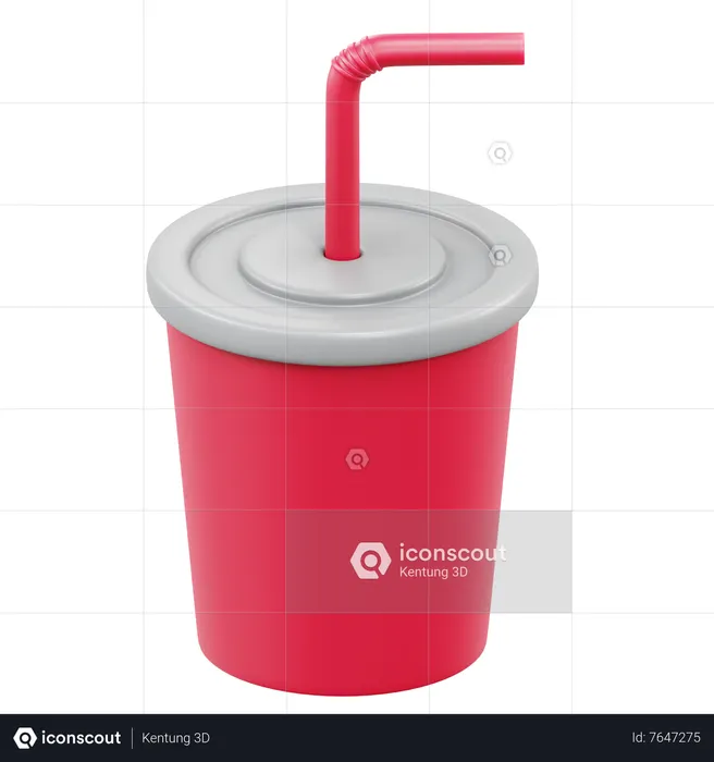 Soda Cup  3D Icon