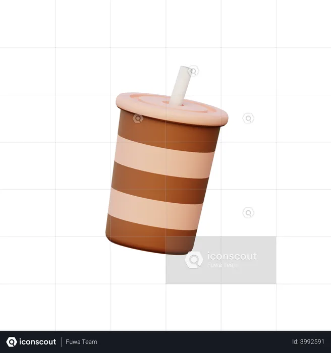 Soda Cup  3D Illustration