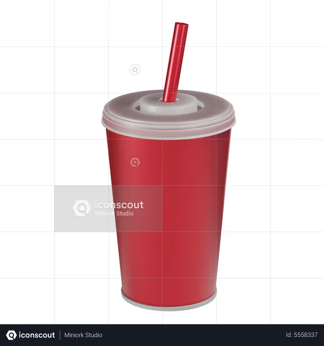 Soda Drink  3D Icon