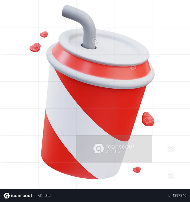 Soda-Tasse  3D Icon