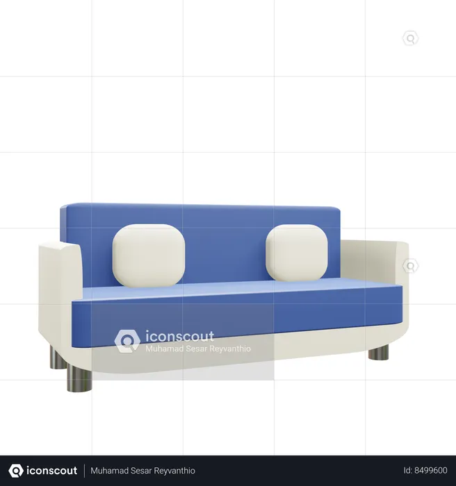 Sofa  3D Icon