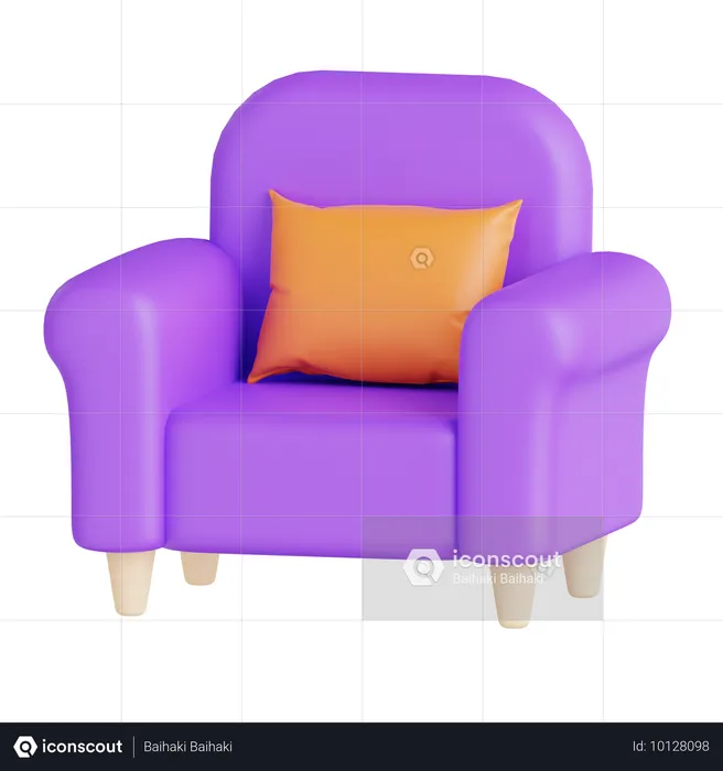 Sofa  3D Icon