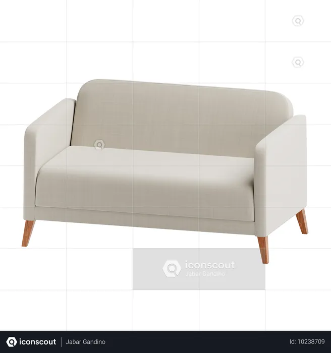 Sofa  3D Icon