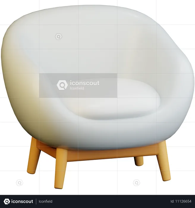 Sofa  3D Icon