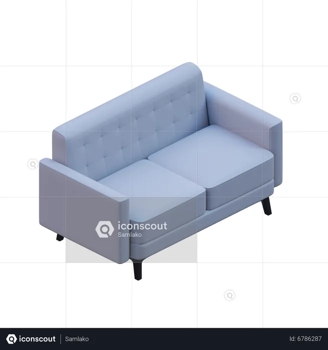 Sofa  3D Icon